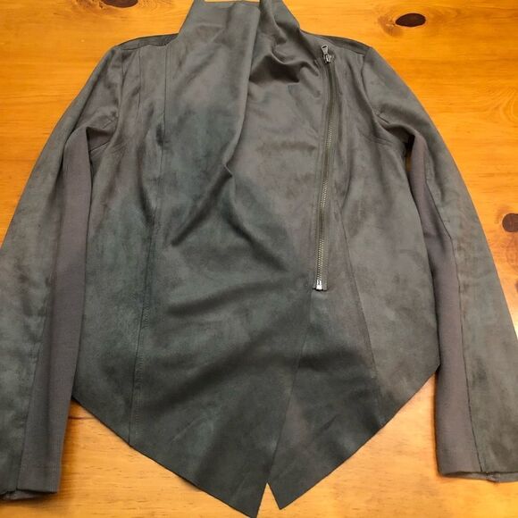 Vigoss grey suede Jacket - Picture 9 of 12